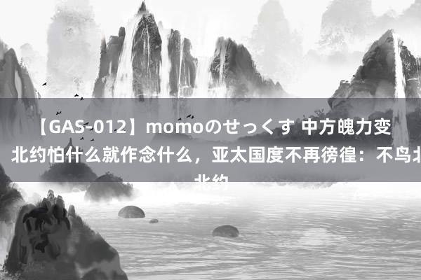 【GAS-012】momoのせっくす 中方魄力变了，北约怕什么就作念什么，亚太国度不再徬徨：不鸟北约