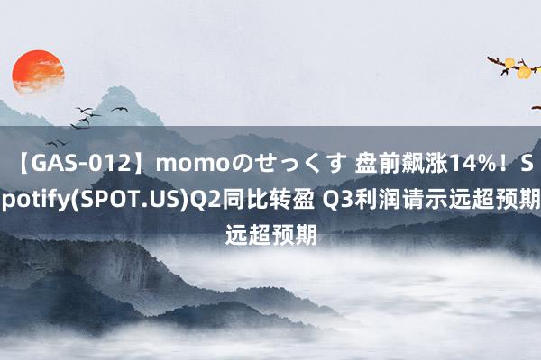 【GAS-012】momoのせっくす 盘前飙涨14%！Spotify(SPOT.US)Q2同比转盈 Q3利润请示远超预期