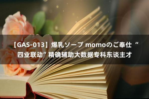 【GAS-013】爆乳ソープ momoのご奉仕 “四业联动”精确辅助大数据专科东谈主才