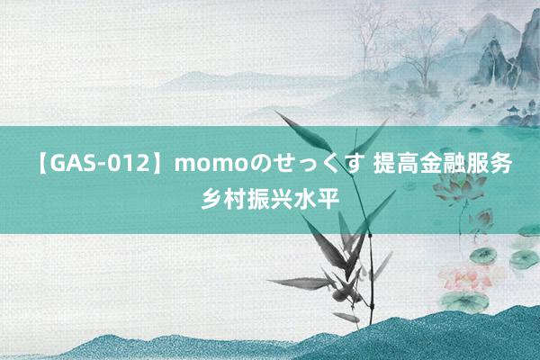 【GAS-012】momoのせっくす 提高金融服务乡村振兴水平