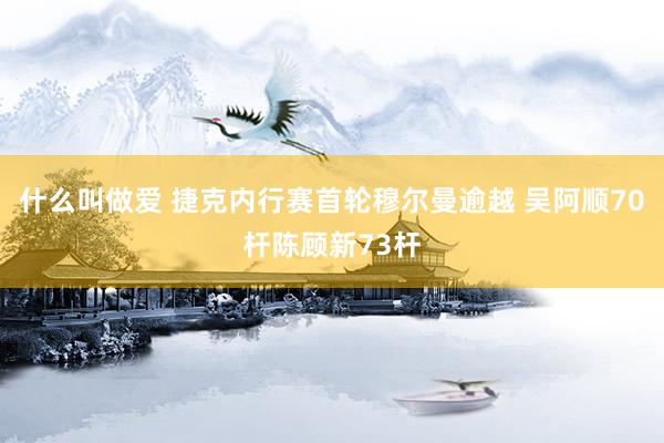 什么叫做爱 捷克内行赛首轮穆尔曼逾越 吴阿顺70杆陈顾新73杆